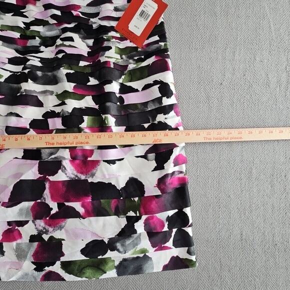 J.S. Collection Boutique Dress Size 12 Tiered Bodycon Purple Cocktail Party - Picture 12 of 16